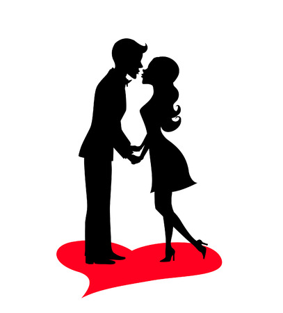1 286 couple kissing silhouette stock illustrations cliparts and