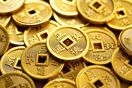 Gold coin: Gold chinese coins Kho ảnh