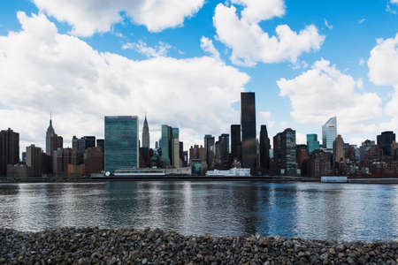 Skyline of new york city Stock Photo