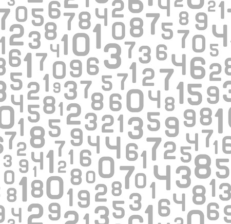 抽象的な背景の数字 ベクトル白黒イラストのイラスト素材 ベクタ Image