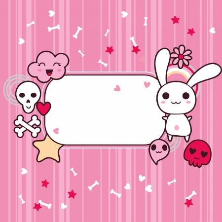 落書きかわいいイラストと面白い背景 のイラスト素材 ベクタ Image 落書きかわいいイラストと面白い背景 のイラスト素材 ベクタ Image
