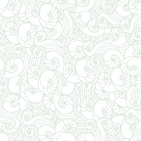 シームレスな波手書きパターンの抽象的な背景のイラスト素材 ベクタ Image