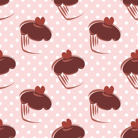 チョコレート ケーキ マフィン 甘いケーキ 桃のピンク色の背景壁紙の装飾のためにピンクの心とのシームレスなベクター パターンまたはタイル テクスチャ のイラスト素材 ベクタ Image チョコレート ケーキ マフィン 甘いケーキ 桃のピンク色の背景壁紙の装飾のためにピンクの心とのシームレスなベクター パターンまたはタイル テクスチャ のイラスト素材 ベクタ Image