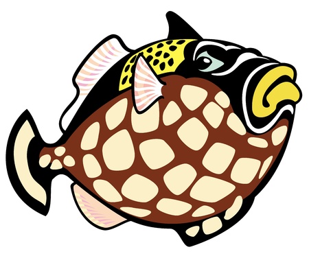 トリガーの魚 のイラスト素材 ベクタ Image