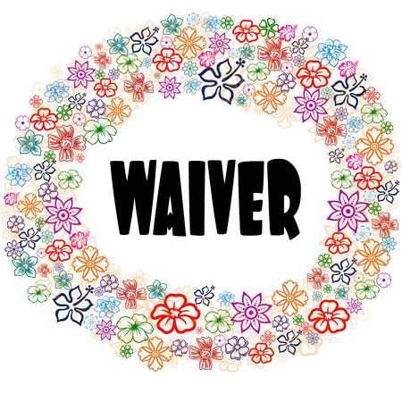 花のフレームでマネーバック イラストグラフィックコンセプトイメージ の写真素材 画像素材 Image