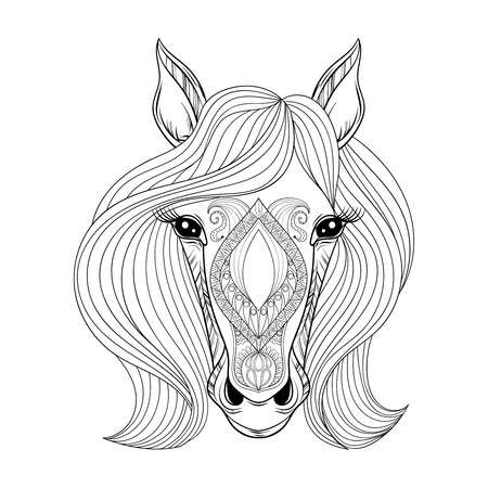 coloring page unicorn