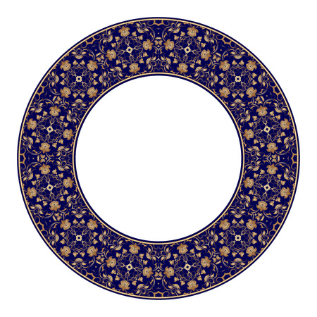 皿 皿 皿およびお土産のための薄い金のパターン ベクトルのイラスト のイラスト素材 ベクタ Image