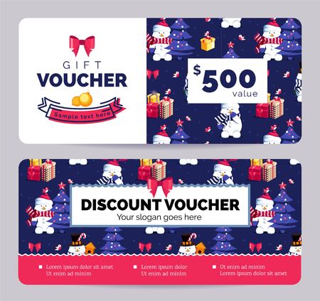 christmas gift voucher coupon discount gift certificate template for merry christmas shopping concept - Shopping Certificate Template christmas gift voucher coupon discount gift certificate template for merry christmas shopping concept - Shopping Certificate Template