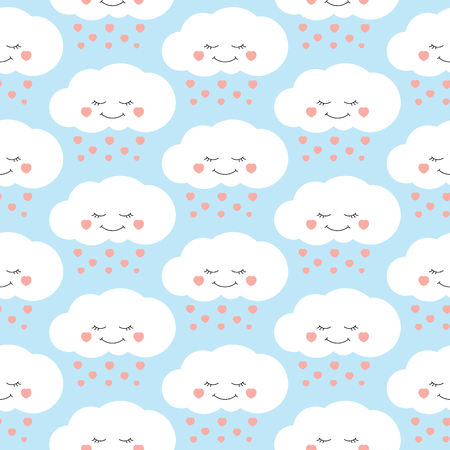 かわいい赤ちゃん雲パターンベクトルシームレス 王冠 ハートと星とまつげ雲と女の子のプリント 王女の誕生日カード 壁紙やファブリック ベビーシャワー招待テンプレートの背景 のイラスト素材 ベクタ Image かわいい赤ちゃん雲パターンベクトルシームレス 王冠 ハートと星とまつげ雲と女の子のプリント 王女の誕生日カード 壁紙やファブリック ベビーシャワー招待テンプレートの背景 のイラスト素材 ベクタ Image
