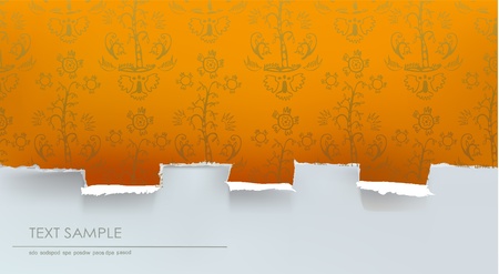 Ripped paper background