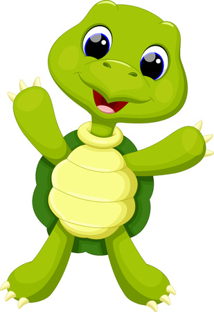 Cute turtle cartoon - 41250263