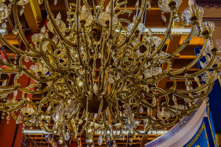 USA, CA, Los Angeles, Hollywood, 11 Janua 2015: Photo Of Warner Stock Photo - USA, CA, Los Angeles, Hollywood, 11 Janua 2015: Photo of Warner Bros inside views. Studio Tour Hollywood, chandeliers lamps, books, a mummy, ... - USA, CA, Los Angeles, Hollywood, 11 Janua 2015: Photo Of Warner