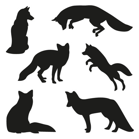 キツネのイラスト セット のイラスト素材 ベクタ Image