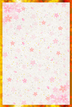 桜のグリーティング カード背景のイラスト素材 ベクタ Image 桜のグリーティング カード背景のイラスト素材 ベクタ Image