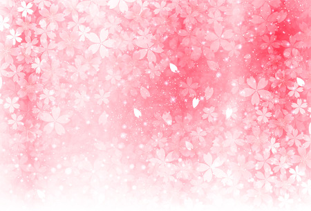 Cherry spring flower background Иллюстрация
