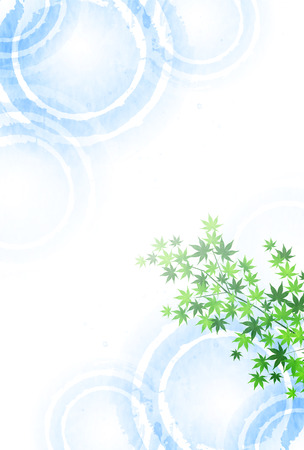 水夏の背景夏の挨拶 のイラスト素材 ベクタ Image