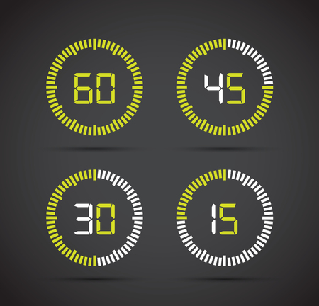 set a timer for 5 mins