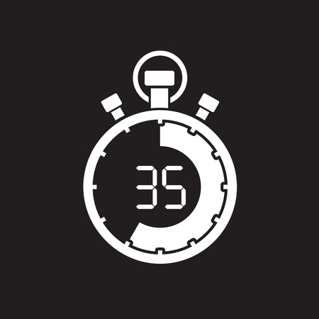 stopwatch thirty five minute royalty free cliparts vectors and