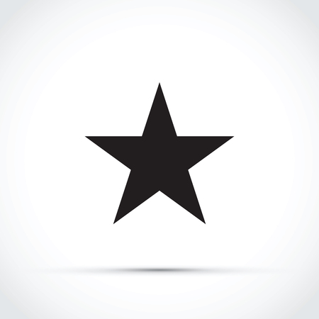 black star icon Иллюстрация