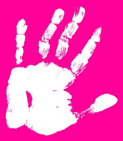 printout of human hand with unique detail stock photo picture and