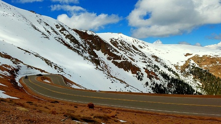 pikes peak drive stock photo picture and royalty free image image