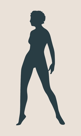 女性シルエット コレクション ファッション マネキン ベクトル図のイラスト素材 ベクタ Image