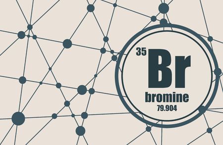 bromine chemical element sign with atomic number and atomic weight chemical element of periodic - Bromine Periodic Table Atomic Number bromine chemical element sign with atomic number and atomic weight chemical element of periodic - Bromine Periodic Table Atomic Number