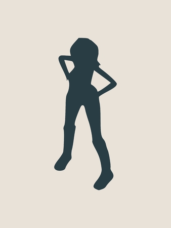 女性シルエット コレクション ファッション マネキン ベクトル図のイラスト素材 ベクタ Image