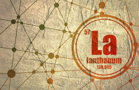 lanthanum chemical element sign with atomic number and atomic weight chemical element of periodic - Lanthanum Periodic Table Atomic Mass lanthanum chemical element sign with atomic number and atomic weight chemical element of periodic - Lanthanum Periodic Table Atomic Mass