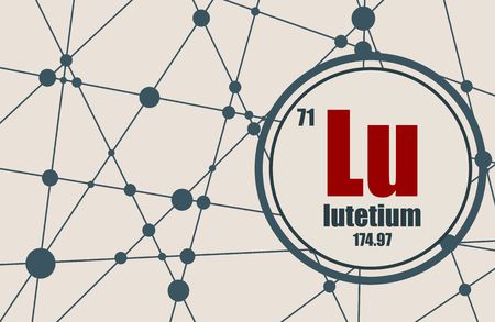 lutetium chemical element sign with atomic number and atomic weight chemical element of periodic - Lanthanum Periodic Table Atomic Mass lutetium chemical element sign with atomic number and atomic weight chemical element of periodic - Lanthanum Periodic Table Atomic Mass