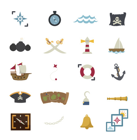 Piraten Symbole Auf Weissem Hintergrund Lizenzfrei Nutzbare Vektorgrafiken Clip Arts Illustrationen Image 22712801