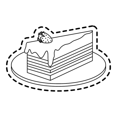 クロワッサンやスコーン菓子アイコン画像ベクトル イラスト デザイン 1 つの色のイラスト素材 ベクタ Image