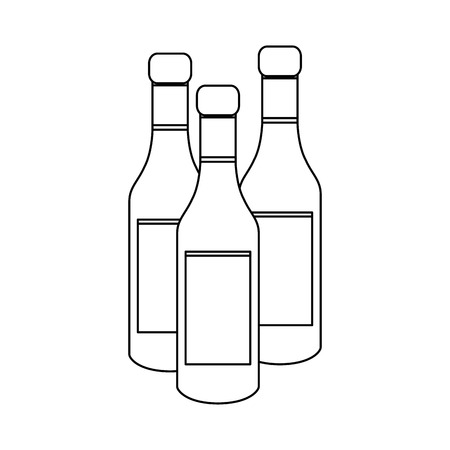 着色ガラス酒ボトル アイコン画像ベクトル イラスト デザイン のイラスト素材 ベクタ Image