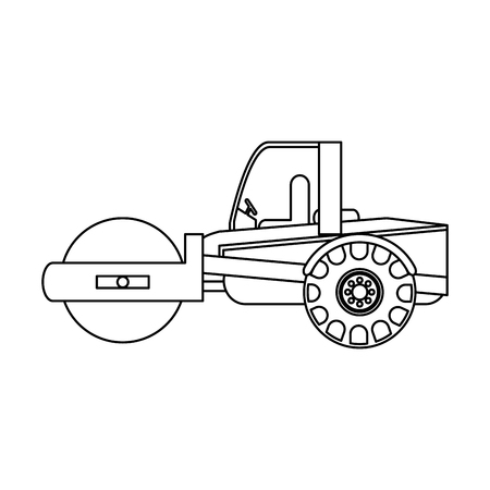 ロード ローラー重建設機械アイコン画像ベクトル イラスト デザインのイラスト素材 ベクタ Image 72698999