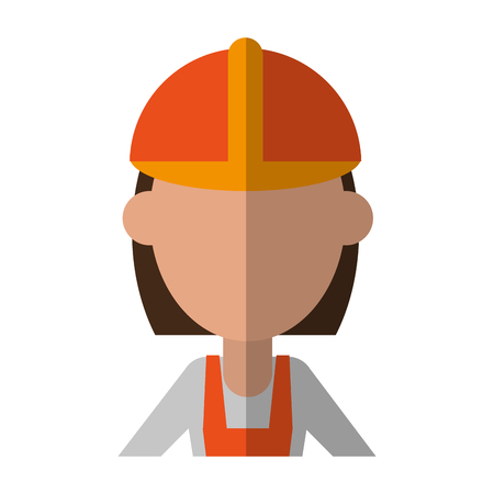女性エンジニア建設や工場労働者のアバター アイコン画像ベクトル イラスト デザインのイラスト素材 ベクタ Image 女性エンジニア建設や工場労働者のアバター アイコン画像ベクトル イラスト デザインのイラスト素材 ベクタ Image