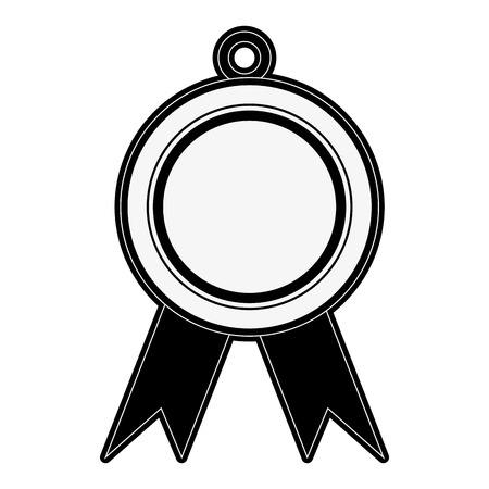 アイコン画像ベクトル イラスト デザイン白黒賞のメダルします のイラスト素材 ベクタ Image