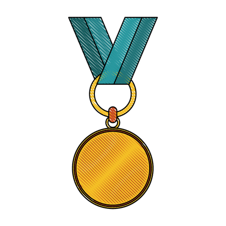 アイコン画像ベクトル イラスト デザイン白黒賞のメダルします のイラスト素材 ベクタ Image