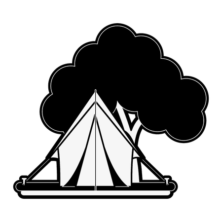 テントキャンプアイコン画像ベクトルイラストデザイン白黒 のイラスト素材 ベクタ Image テントキャンプアイコン画像ベクトルイラストデザイン白黒 のイラスト素材 ベクタ Image