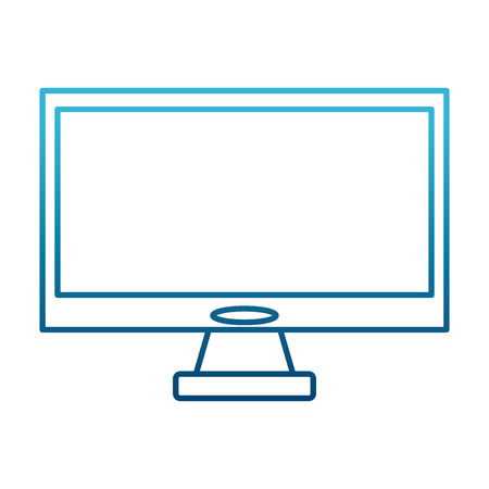 Pcモニター画面アイコンベクトルイラストグラフィックデザインのイラスト素材 ベクタ Image