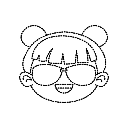 サングラス漫画アイコンベクトルイラストグラフィックデザインのかわいい女の子 のイラスト素材 ベクタ Image サングラス漫画アイコンベクトルイラストグラフィックデザインのかわいい女の子 のイラスト素材 ベクタ Image