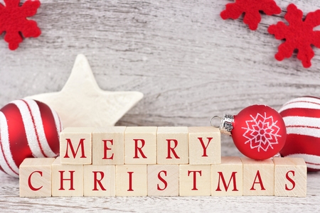 merry christmas wooden blocks with red decor over a rustic white wood background stock photo - Merry Christmas Decorative Blocks merry christmas wooden blocks with red decor over a rustic white wood background stock photo - Merry Christmas Decorative Blocks