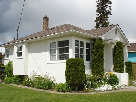 Little white stucco house 2