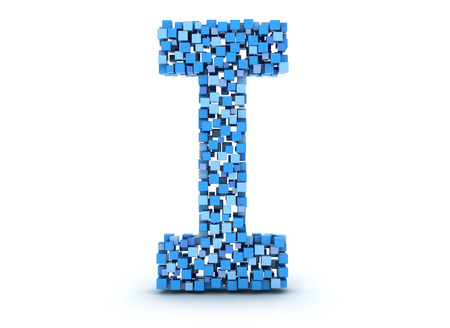 3d letter k build out of cubes stock photo picture and royalty free 3d letter i