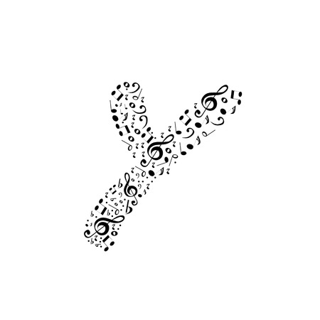 抽象的なベクトル文字アルファベット 音符 アルファベットのセットから作られた Y のイラスト素材 ベクタ Image 抽象的なベクトル文字アルファベット 音符 アルファベットのセットから作られた Y のイラスト素材 ベクタ Image