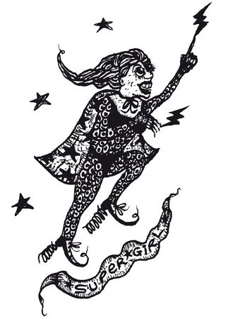落書きのセットのイラスト手描き下ろし煙タバコ麻薬やタバコの要素 のイラスト素材 ベクタ Image