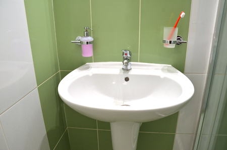 Lavabo de ba/ño de dise/ño con residuos gratis Lavabo redondo cuadrado de cristal rojo
