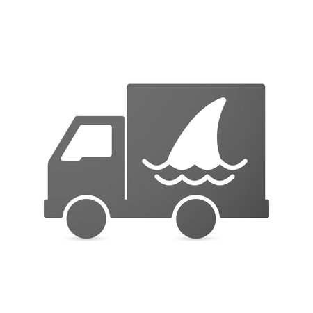 タバコと分離配信トラック アイコンのイラスト のイラスト素材 ベクタ Image タバコと分離配信トラック アイコンのイラスト のイラスト素材 ベクタ Image