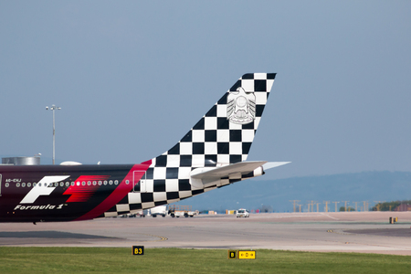 エティハド航空 A340-600 まわら F1