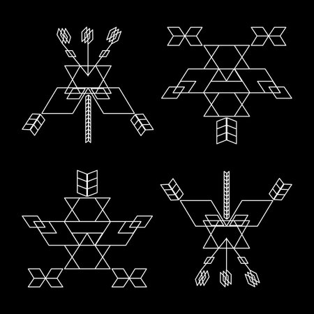 神聖な幾何学 グラフィック記号と要素のベクトルを設定します 宗教の概念 のイラスト素材 ベクタ Image 神聖な幾何学 グラフィック記号と要素のベクトルを設定します 宗教の概念 のイラスト素材 ベクタ Image