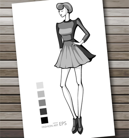 スケッチ スタイルでファッションの女性 抽象的な女の子 デザインの他の種類に最適です ベクトル イラスト Eps 10 のイラスト素材 ベクタ Image スケッチ スタイルでファッションの女性 抽象的な女の子 デザインの他の種類に最適です ベクトル イラスト Eps 10 のイラスト素材 ベクタ Image